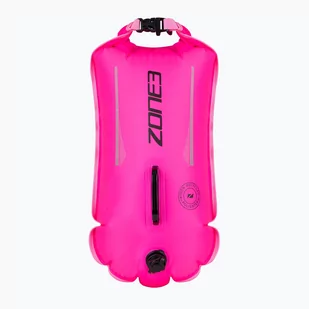 Bojka asekuracyjna ZONE3 Safety Buoy/Dry Bag Recycled 28 l high vis pink - Pływanie Bojka asekuracyjna ZONE3 Safety Buoy/Dry Bag Recycled 28 l high vis pink - Pływanie - miniaturka - grafika 1