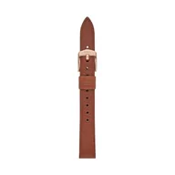 Paski - Fossil Pasek do zegarka damski 14 mm LiteHide skóra brązowa, S141213, brązowy, 14 mm, Casual - miniaturka - grafika 1