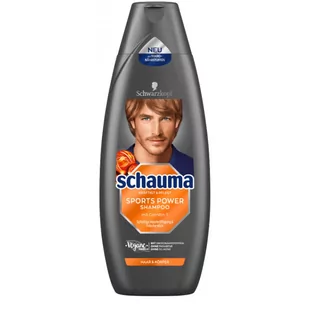 Schauma Men Sport Power Szampon do Włosów 350 ml DE - Szampony dla mężczyzn - miniaturka - grafika 1