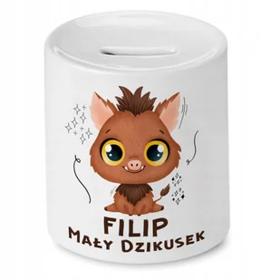 Dla Filipa Skarbonka na Urodziny na Prezent z Nadrukiem ze Zdjęciem + Opakowanie na prezent (wzór 01) - Skarbonki - miniaturka - grafika 1