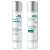 Zestawy kosmetyków damskich - Dottore KURACJA ODMŁADZAJĄCA 2019 Zestaw C-Flush RICH krem 50ml + Novo Forte 12% krem na noc 30ml - miniaturka - grafika 1