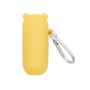 We Might Be Tiny Silikonowa słomka w etui - yellow żółty - Pozostałe akcesoria kuchenne - miniaturka - grafika 1