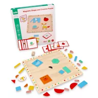 Zabawki interaktywne dla dzieci - Lelin, Układanka Magnetyczna - miniaturka - grafika 1