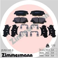 Klocki hamulcowe - Klocki hamulcowe - komplet ZIMMERMANN 25757.175.3 - miniaturka - grafika 1