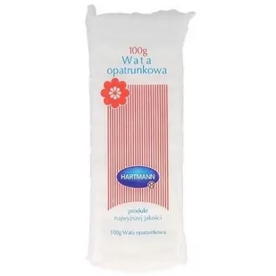 Hartmann Wata opatrunkowa, 100g - Apteczki i materiały opatrunkowe - miniaturka - grafika 1