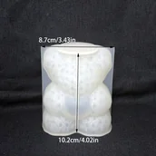 Inne - TEMU [1 Szt. 3D Forma Do Świecy W Postaci Niedźwiedzia] Silikonowa Forma Do Świecy W Postaci Niedźwiedzia, Forma Do Odlewu 3D Dużego Niedźwiedzia Z - miniaturka - grafika 1