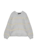 Swetry damskie - Vero Moda Sweter w kolorze szarym - miniaturka - grafika 1