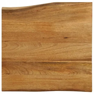 Blat stołu, 60x60x3,8 cm, naturalna krawędź, lite drewno mango - Blaty meblowe i parapety okienne - miniaturka - grafika 1