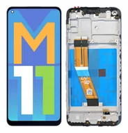 Części serwisowe do telefonów - WYŚWIETLACZ EKRAN LCD DO SAMSUNG M11 RAMKA - miniaturka - grafika 1