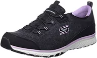 Trampki damskie - Skechers Damskie trampki sportowe Gratis Black, 2 UK - miniaturka - grafika 1