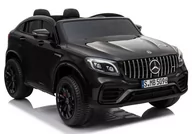 Pojazdy elektryczne dla dzieci - Import LEANToys Mercedes GLC 63S Czarny Lakier 4128 - miniaturka - grafika 1