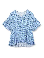 Bluzki damskie - Avenue Damska bluzka tunika w dużych rozmiarach, Diament, 18 Plus - miniaturka - grafika 1