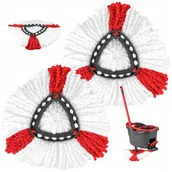 Miotły, szufle, mopy - WKŁADY DO MOPA OBROTOWEGO VILEDA TURBO KOŃCÓWKI WKŁADY CHŁONNE - 2 SZTUKI - miniaturka - grafika 1