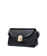 Torebki damskie - Torebka Damska Listonoszka Mała Crossbody Na Ramię PUCCINI Czarna BML024 1 - miniaturka - grafika 1