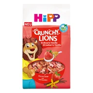 Płatki śniadaniowe i musli - Hipp Musli chrupiące lwy truskawka-wanilia dla dzieci po 3 roku życia 300 g Bio - żywność - miniaturka - grafika 1
