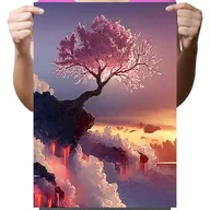 Zabawki kreatywne - Haft Diamentowy Diamond Painting,DIAMENTOWY MALARZ,Obraz DIY 5D,Mozaika Diamentowa 30x40, Natura - miniaturka - grafika 1