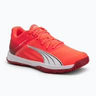 Buty sportowe męskie - Buty do piłki ręcznej PUMA Accelerate Turbo glowing red/white/dark crimson/black WYSYŁKA W 24H 30 DNI NA ZWROT - miniaturka - grafika 1