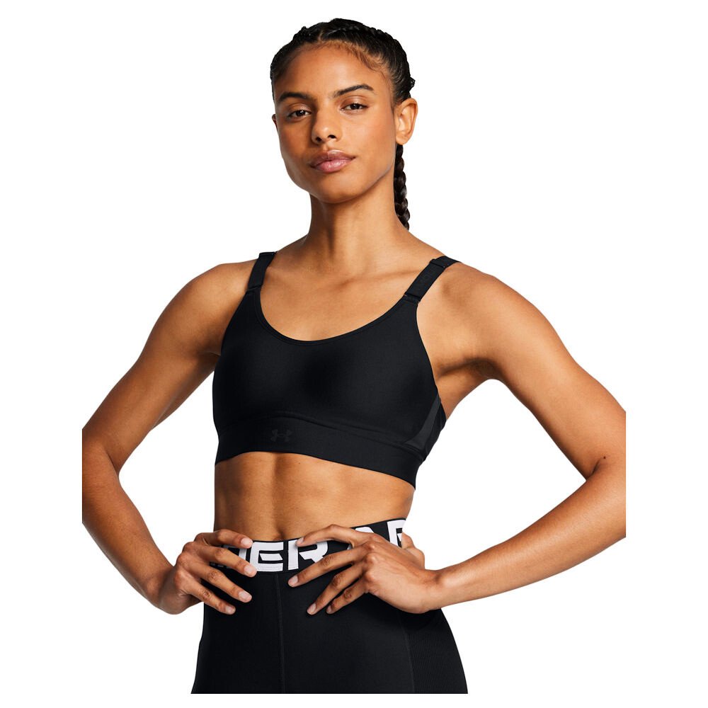 Biustonosz damski Under Armour Infinity Mid 2.0 Bra Black/Black L D-DD