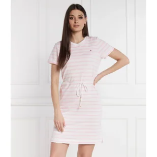 Tommy Hilfiger Sukienka z paskiem ANGELA - Sukienki - miniaturka - grafika 1