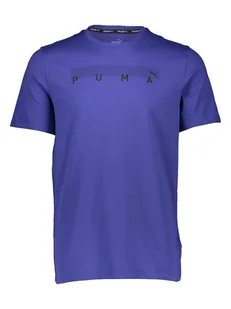 Puma Koszulka sportowa "Energy Cloudspun" w kolorze niebieskim - Koszulki sportowe damskie - miniaturka - grafika 1