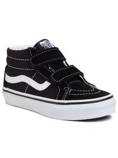 Vans Sneakersy Sk8-Mid Reissue V VN00018T6BT1 Czarny - Trampki męskie - miniaturka - grafika 1