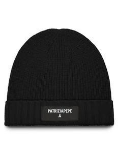 Patrizia Pepe Czapka 2F0111/K9O3A-K103 Czarny - Czapki damskie - miniaturka - grafika 1