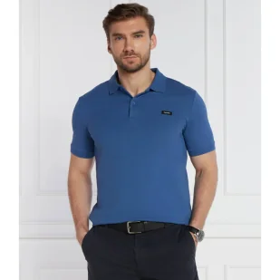 Calvin Klein Polo | Slim Fit | stretch pique - Koszule męskie - miniaturka - grafika 1