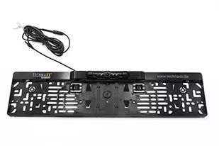 Technaxx Bezprzewodowy system kamery cofania w uchwycie tablicy rejestracyjnej z IR LED do noktowizji TX-171 - Kamery cofania - miniaturka - grafika 1