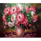Malowanie po numerach - Norimpex Malowanie po numerach. Kwiaty 40 x 50 cm - miniaturka - grafika 1