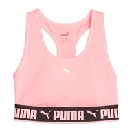 Bielizna sportowa damska - Stanik fitness cardio PUMA Mid Impact Puma Strong PM - miniaturka - grafika 1