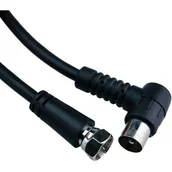 Kable - Kabel antenowy wtyk F - wtyk TV DPM 3 m - miniaturka - grafika 1
