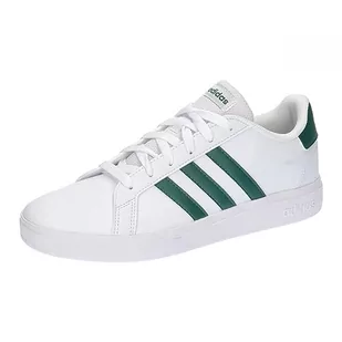 adidas Grand Court Lifestyle Tenis Lace-Up Sneakersy, FTWR Biały/Collegiate Green/FTWR Białe, 43 EU, Ftwr White Collegiate Green Ftwr White, 43 EU - Sneakersy damskie - miniaturka - grafika 1
