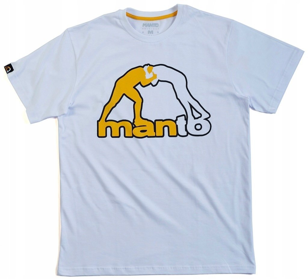 MANTO koszulka T-shirt LOGO biały - rozmiar M