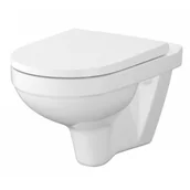 Miski WC - CERSANIT S701-565 SET B471 MISKA ZAWIESZANA ZIP SIMPLEON Z ANTYBAKTERYJNĄ DESKĄ WOLNOOPADAJĄCĄ - miniaturka - grafika 1