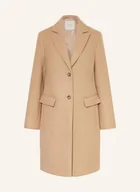 Płaszcze damskie - Calvin Klein Płaszcz Wełniany braun - miniaturka - grafika 1