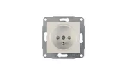 Gniazdka elektryczne - Schneider Electric Schneider Sedna biały gniazdo pojedyncze z przesłonami +0) SDN2800121 - miniaturka - grafika 1