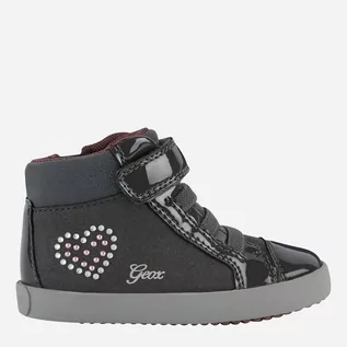 Buty dla dziewczynek - Botki dziecięce Geox Sneakers B261MA0AU02-C9002 25 Szare (8050036677518) - grafika 1