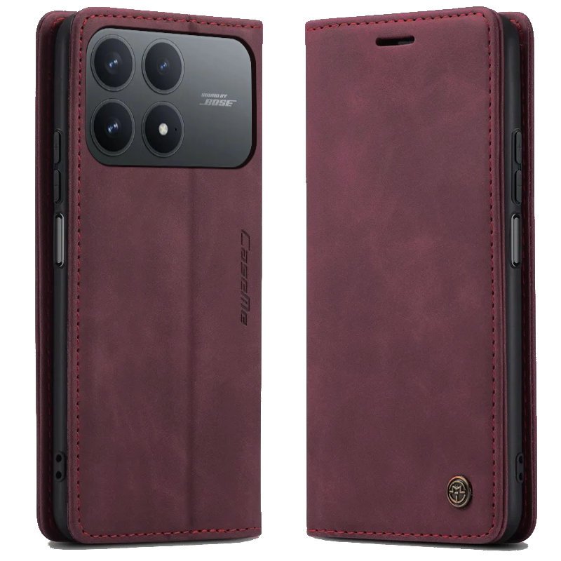 Etui do Poco F8 Pro 5G PORTFELOWE SKÓRZANE ZAMYKANE NA KLAPKĘ