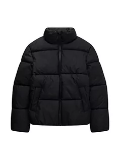 Kurtki i płaszcze dla dziewczynek - TOM TAILOR Dziewczęta Dziecięca kurtka zimowa z pikowaniem 1033326, 29999 - Black, 128 - grafika 1
