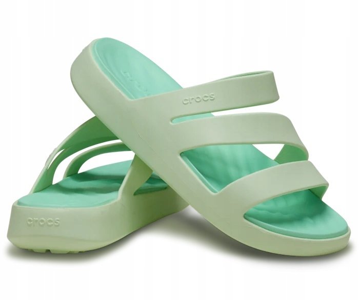 Crocs Damskie Lekkie Buty Klapki Getaway Strappy 209587 Sandal 41-42