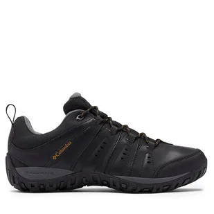 Trekkingi Columbia Woodburn II Waterproof 1553001 Czarny - Buty trekkingowe męskie - miniaturka - grafika 1