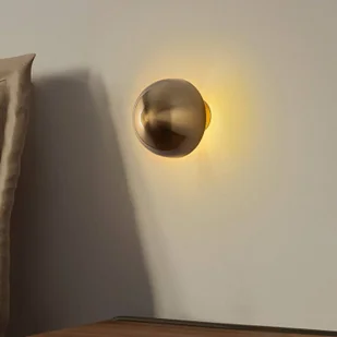 Opviq Kinkiet Fungal 13361, kolor złoty, metal, Ø 16 cm - Lampy ścienne - miniaturka - grafika 1