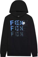 Bluzy męskie - bluza męska FOX EMOTION FLEECE PO HOOD Black - miniaturka - grafika 1