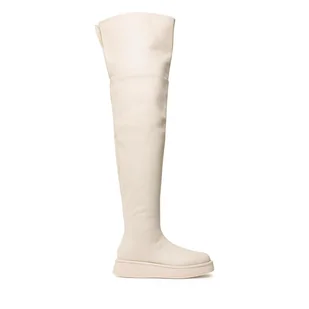 Muszkieterki Jenny Fairy ENERGY-02HZ Beżowy - Kozaki damskie - miniaturka - grafika 1