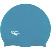 Pływanie - Spurt JEDNOKOLOROWY SH71 NIEBIESKI POŁYSK CZEPEK SILIKONOWY 1AB-11-3-038 - miniaturka - grafika 1