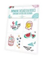 Zabawki kreatywne - Zuzu Toys Zmywalne tatuaże dla dzieci - Letnie wzory - miniaturka - grafika 1