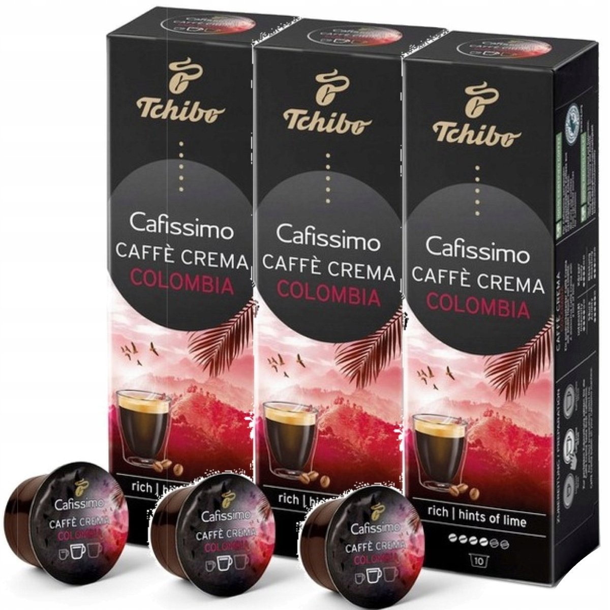 Tchibo Kapsułki Cafissimo Colombia 10x3 kapsułki Zestaw