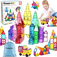 Klocki - Happy Kiddo PC61 KLOCKI MAGNETYCZNE 61w1 PICASSO TILES - miniaturka - grafika 1