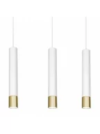 Lampy sufitowe - Luminex Żyrandol Nest gold/white 3 1563 - miniaturka - grafika 1