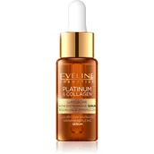 Serum do twarzy - Eveline Platinum & Collagen 18 ml Skoncentrowane serum redukujące zmarszczki na dzień i noc - miniaturka - grafika 1